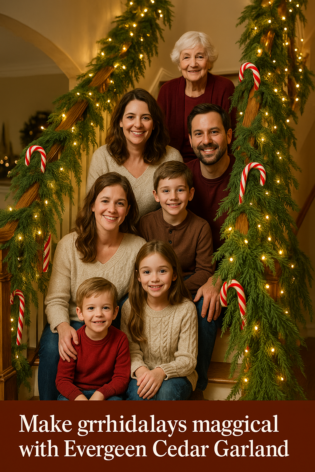 INDA™ Evergreen Cedar Garland