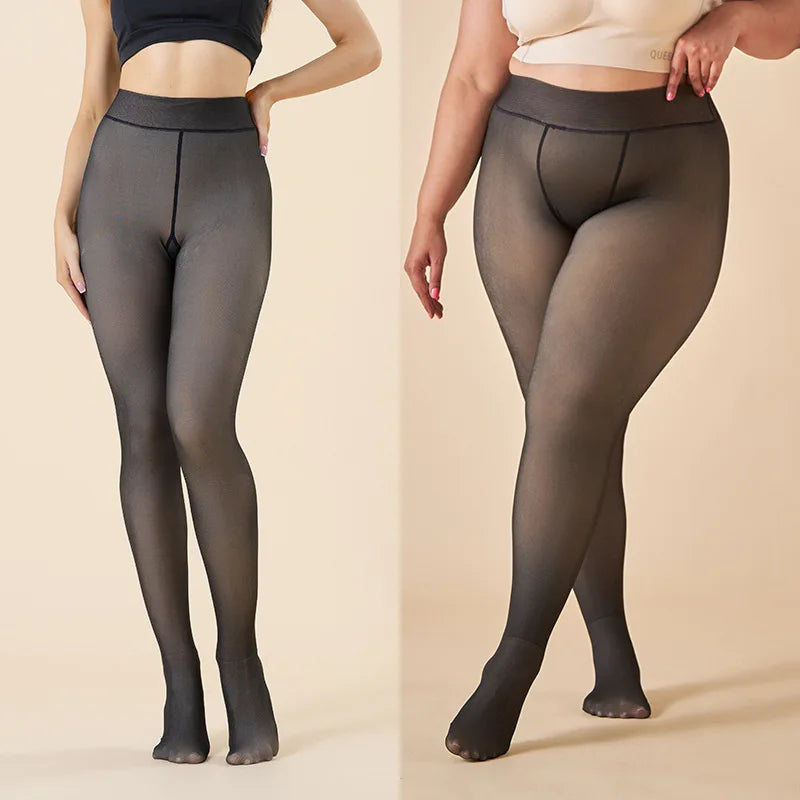 CozyWarm™ Elegance Thermal Fashion Tights - Stylish Warmth for Chilly Days
