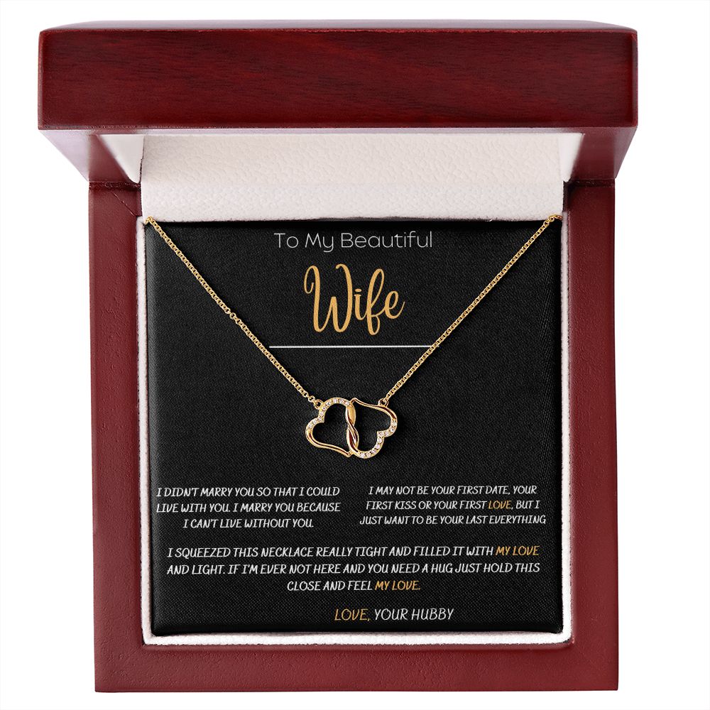 T0 MY BEAUTIFUL WIFE EVERLASTING LOVE NECKLACE