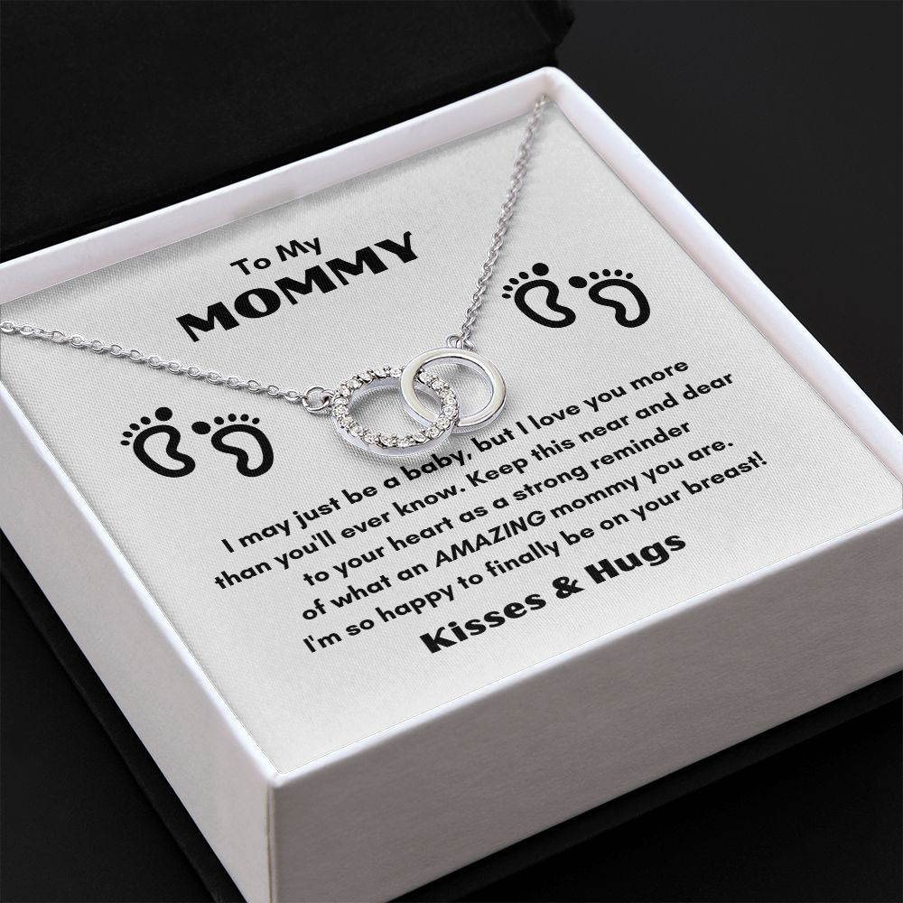 TO MY MOMMY PERFECT PAIR NECKLACE FOR MOTHER'S DAY COLLECTIONS