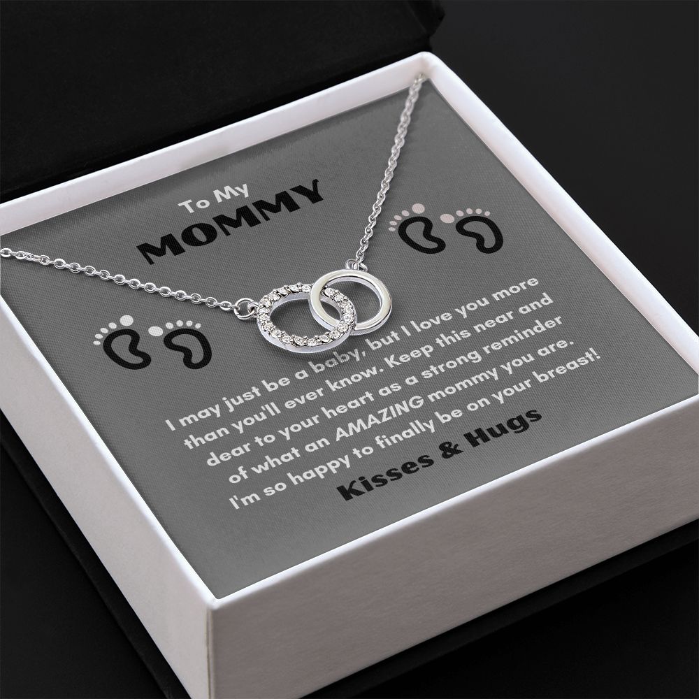TO MY MOMMY THE PERFECT PAIR NECKLACE FOR MOTHER'S DAY COLLECTIONS