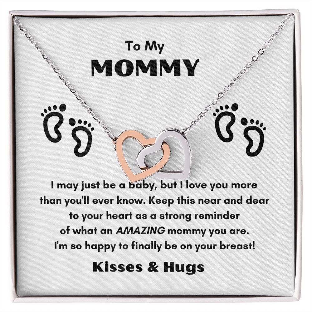 TO MY MOMMY, THE INTERLOCKING LOVE NECKLACE MOTHER'S DAY COLLECTION