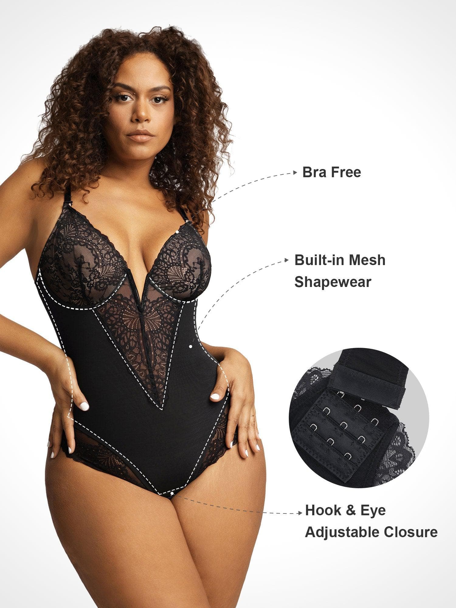 Valentine ™ Vixen Lace Bodysuit