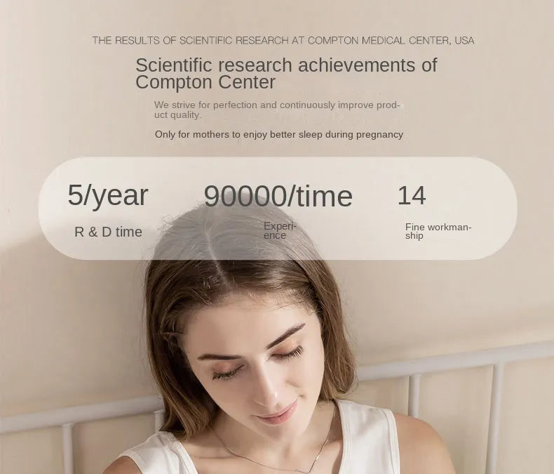 INDA™ Maternity Sleeping Pillow: Comfort and Support for Expecting Moms