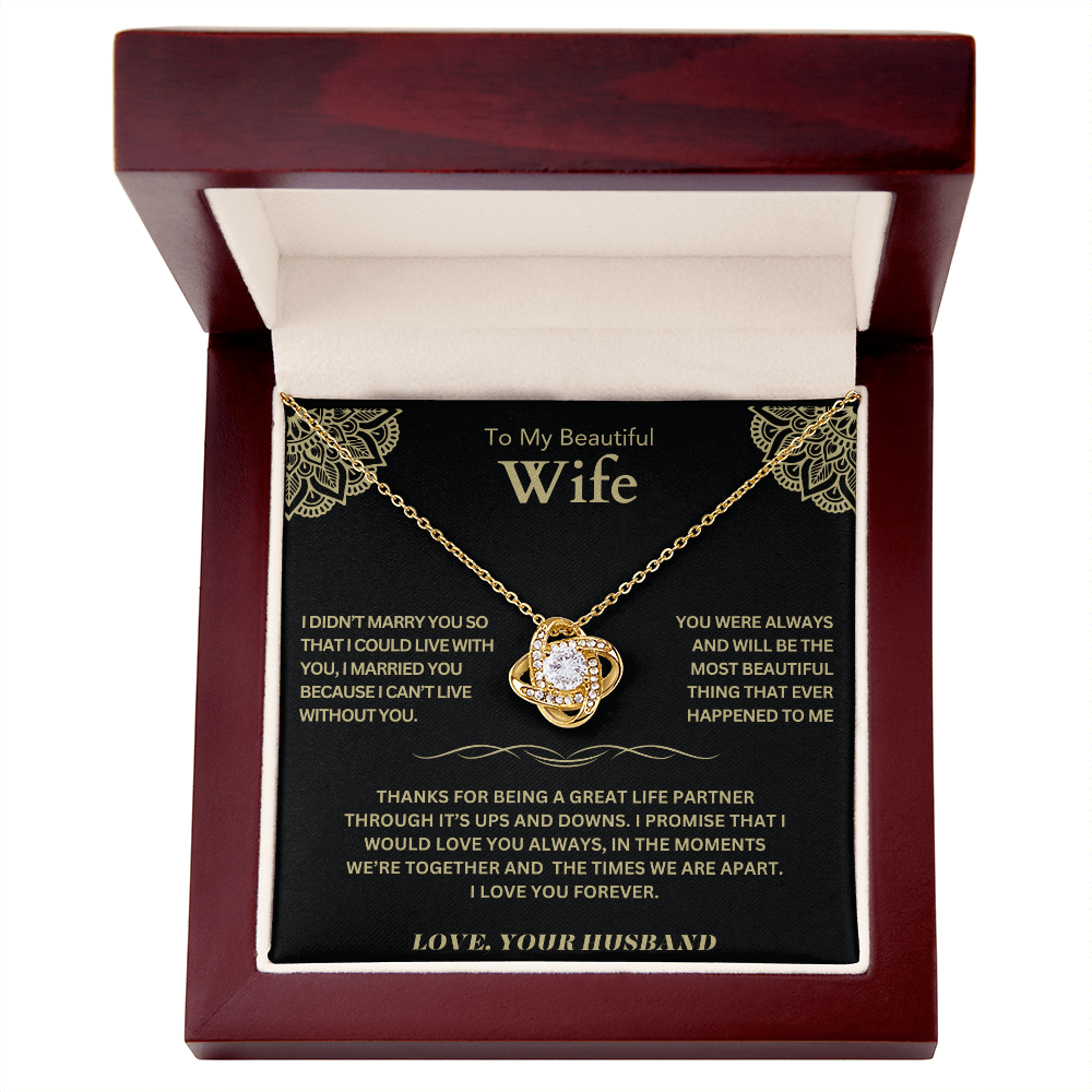 To My ONE and ONLY BEAUTIFUL WIFEY