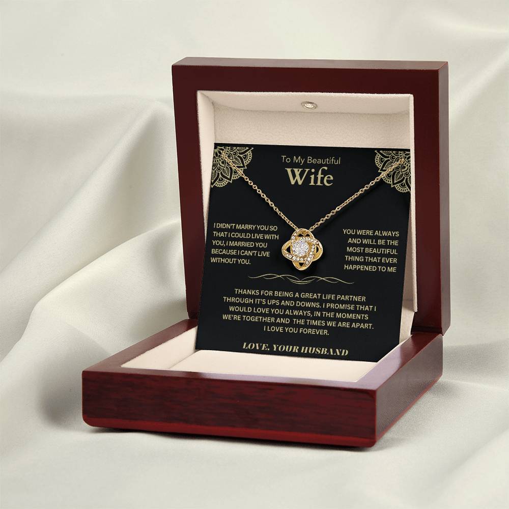 To My ONE and ONLY BEAUTIFUL WIFEY