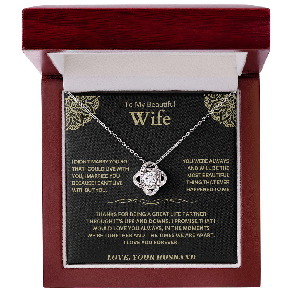 To My ONE and ONLY BEAUTIFUL WIFEY