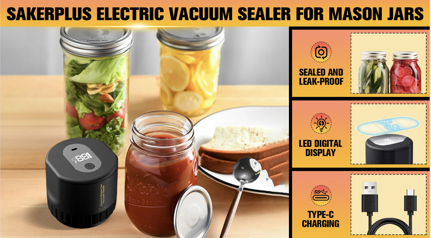 FreshSaver Mason Magic - Preserve Food Freshness with Ease