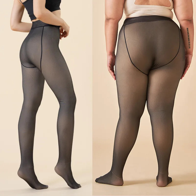 CozyWarm™ Elegance Thermal Fashion Tights - Stylish Warmth for Chilly Days