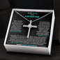 TO MY SPECIAL NEEDS DAUGHTER, A LOVE ONLY GIFT OF THE CZ CROSS JUST FOR YOU!