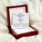 TO MY SPECIAL NEEDS DAUGHTER, A CZ CROSS NECKLACE ESPECIALLY FOR YOU