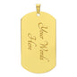 TO MY SON DAG TAG NECKLACE GRADUATION LOVE DAD