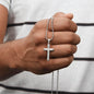 To My Courageous Son / Stainless Cross Necklace (LoveONLYGifts))