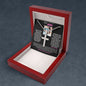 TO MY SPECIAL NEEDS SON FROM MOMMY STAINLESS CROSS NECKLACE