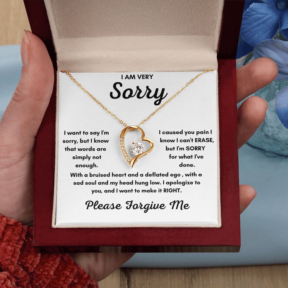 Forever Love Necklace: A Profound Forgiveness Gift to Say 'I'm Sorry