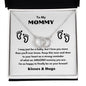 TO MY MOMMY PERFECT PAIR NECKLACE FOR MOTHER'S DAY COLLECTIONS