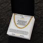 TO MY SPECIAL NEED SON CUBAN LINK CHAIN