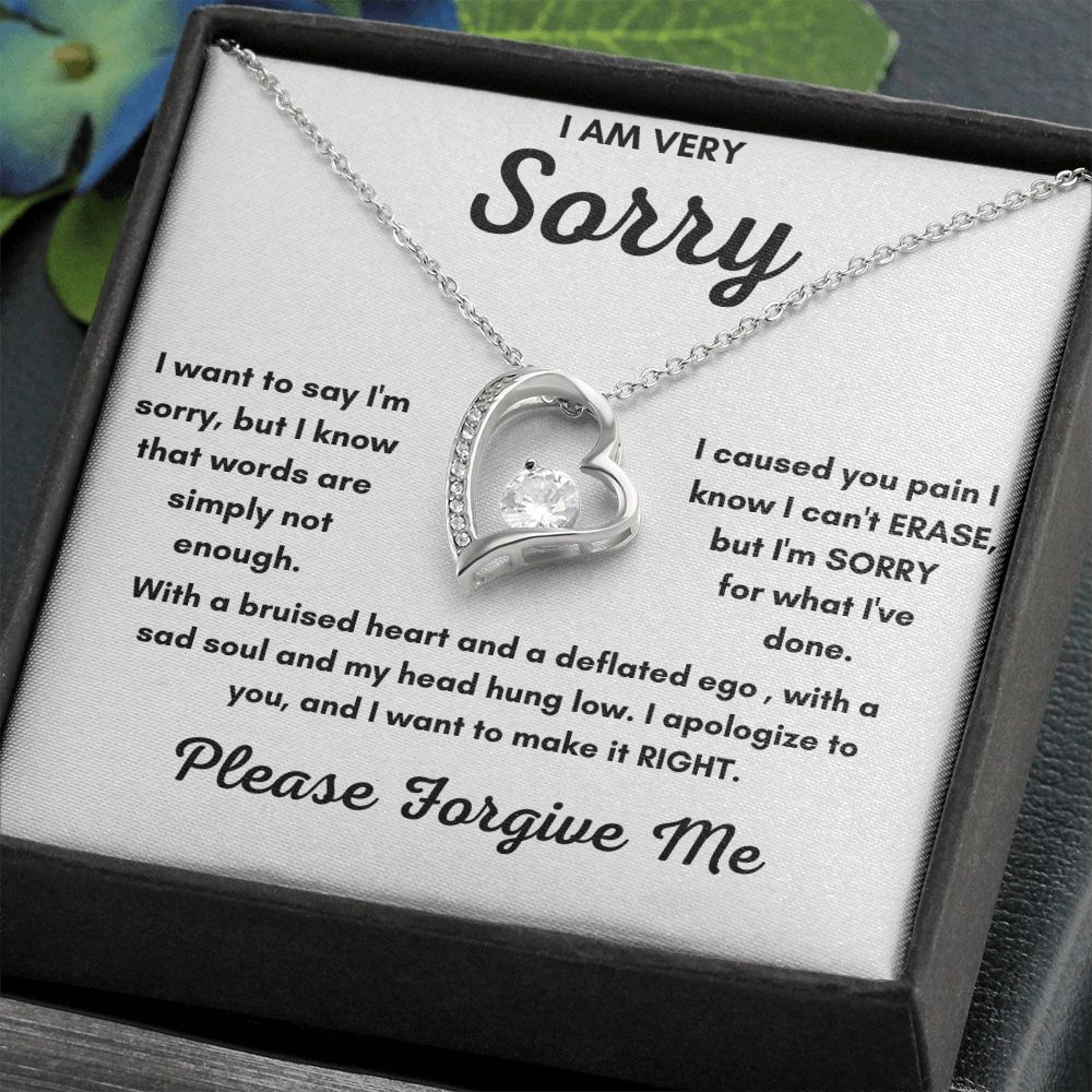 Forever Love Necklace: A Profound Forgiveness Gift to Say 'I'm Sorry