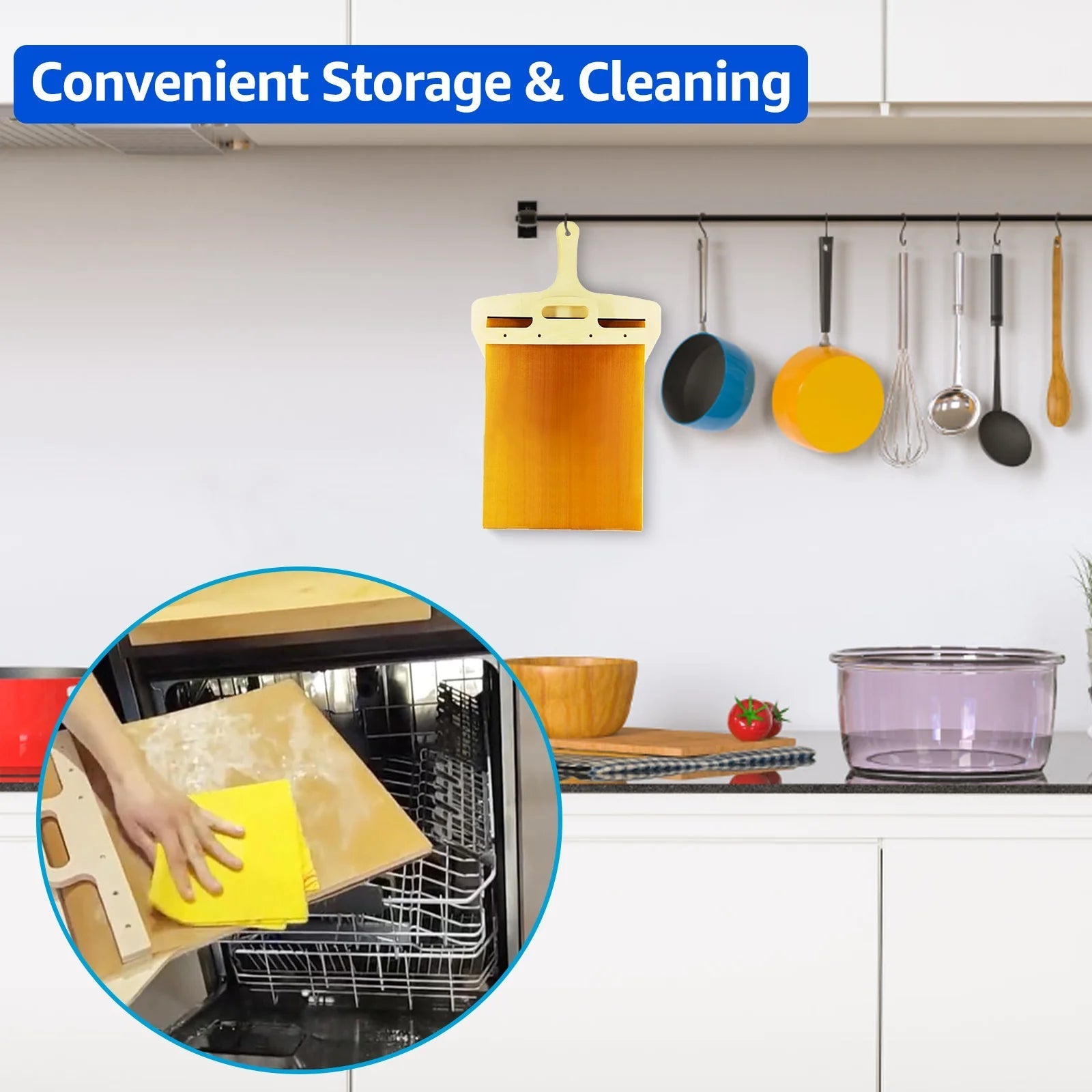 Easy Pizza™ Handling Mate - Effortless Pizza Preparation and Serving